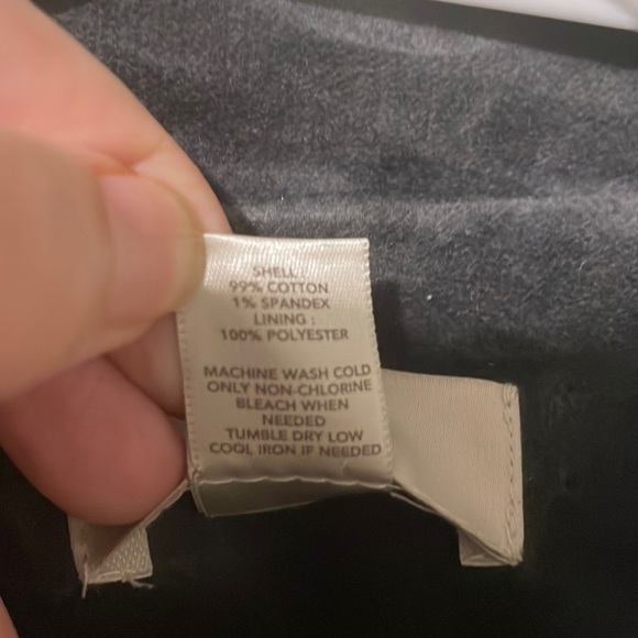 LOFT Velvet Blazer Grey size 4 business casual - Picture 6 of 6